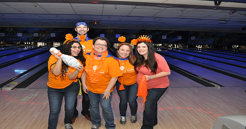 Group of bowlers